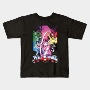 Power Rangers Assemble Ready For Battle Kids T-Shirt